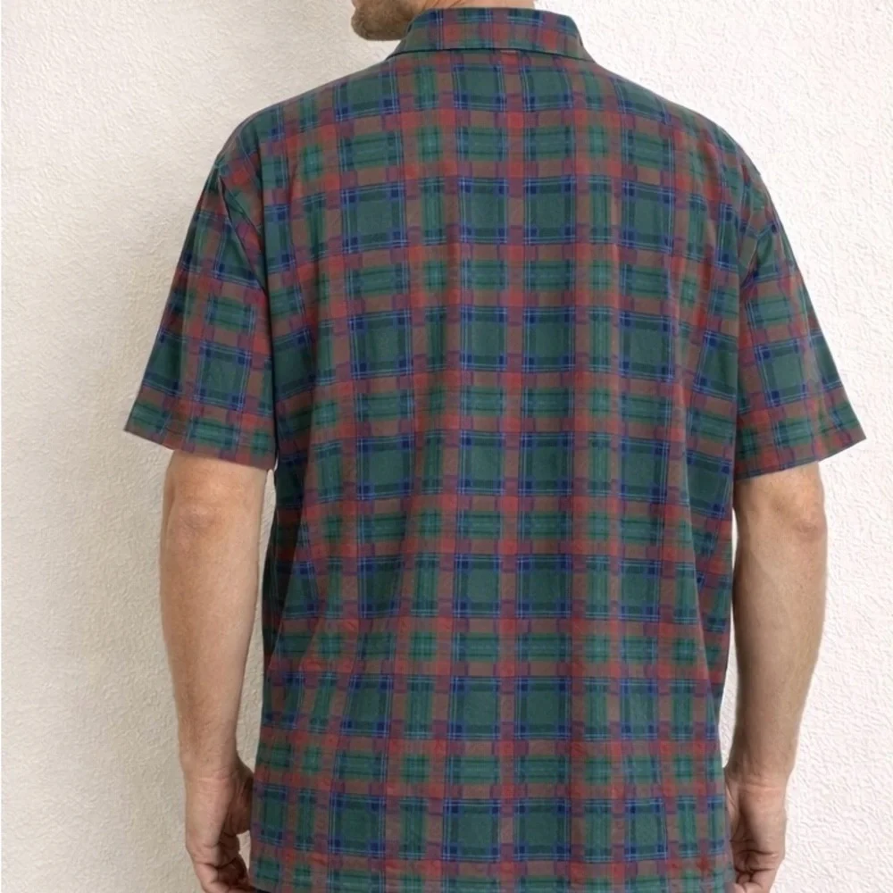 Polo by Ralph Lauren Men's Plaid Polo Shirt - Size XL